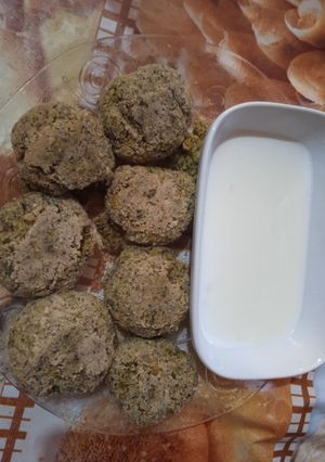 Una foto de Falafel vegano