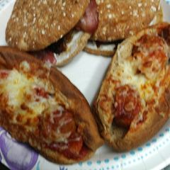 A picture of Meatballs and Pineapple Sandwiches.