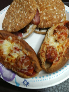A picture of Meatballs and Pineapple Sandwiches.