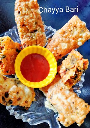 A picture of Zunaka Papad Roll.