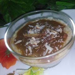 A picture of Butter Scotch vermacilli kheer.