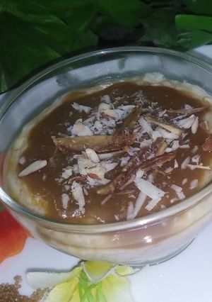 A picture of Butter Scotch vermacilli kheer.