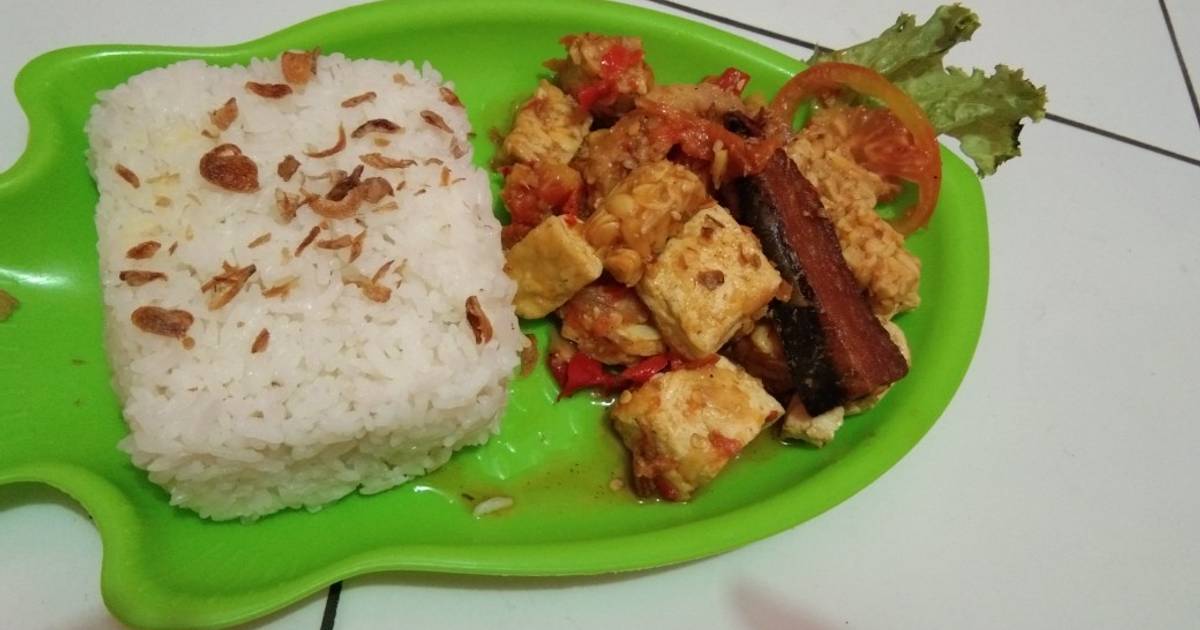 Resep 015 Tongkol Tahu Tempe Bumbu Rujak Oleh Sendy Wahyu Cookpad