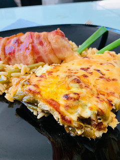 Édesköményes rakott zöldbab recept fotója