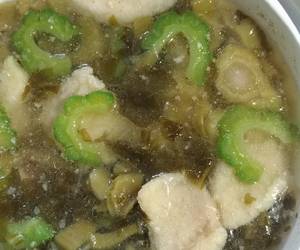Siap Saji Sup Pare Sawi Asin Enak dan Sehat