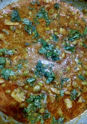 A picture of Mushroom matar.