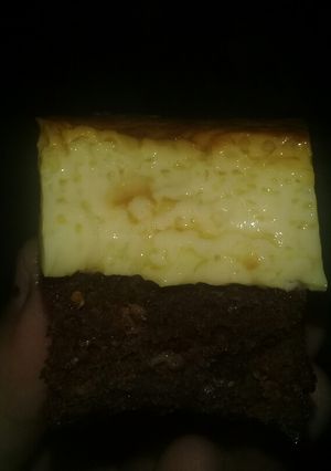 Una foto de Chocoflan o torta imposible