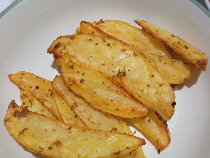 Resep Potato wedges AF, Lezat