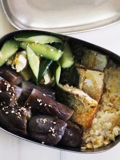 香煎鯖魚減醣便當 的食譜成品照片