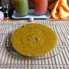 A picture of Groundnut paste soup.