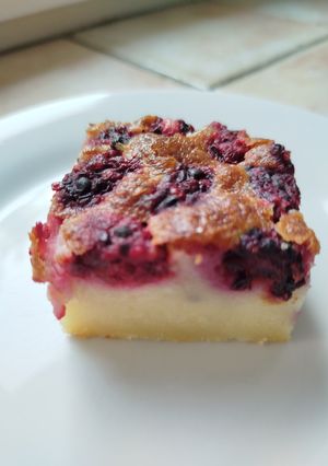 A picture of Blackberry Clafoutis.