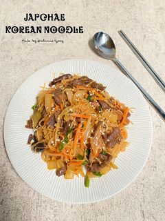 Foto resep Japchae/ korean Noodle
