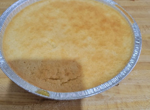 Una foto de Flan de queso crema