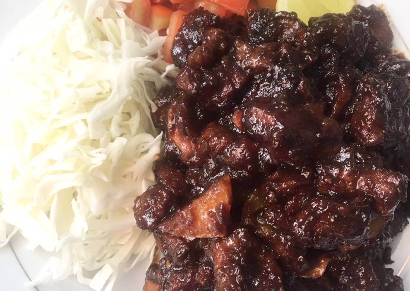 Sate goreng sapi