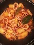 Calamari in umido con patate
