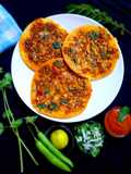Madurai muttai kari dosa / Madurai egg keema dosa