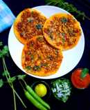 Madurai muttai kari dosa / Madurai egg keema dosa