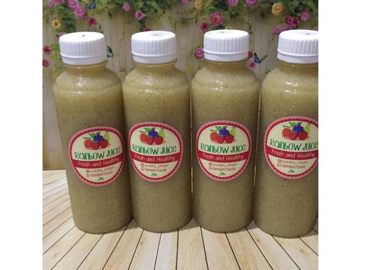 Resep Diet Juice Mango Soursop Kiwi Chiaseed yang Bisa Manjain Lidah