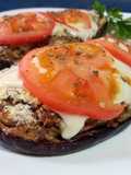 Relleno para verduras con carne picada. Berenjenas