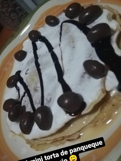 Una foto de Mini torta de panqueque vizzio