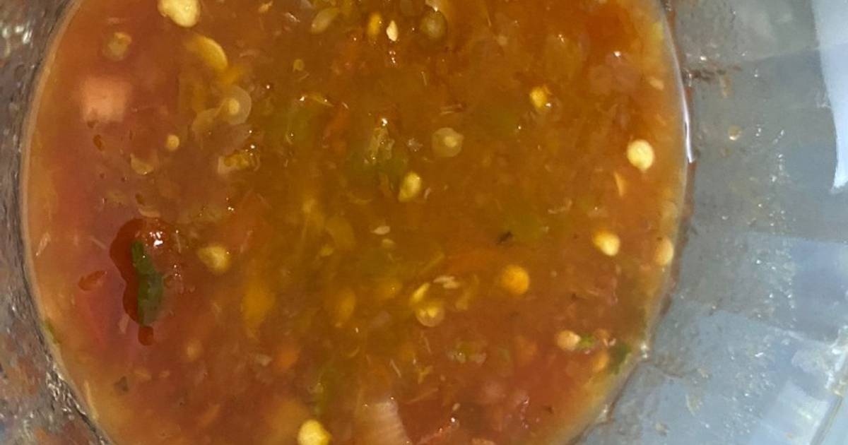 Salsa de chile de agua Receta de Francisco Beristain Rios- Cookpad