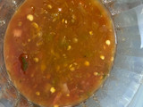 Salsa de chile de agua