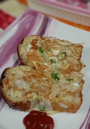 ব্রেড অমলেট(bread omelette recipe in bengali) রেসিপির প্রধান ছবি