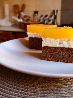 Fanta szelet 🍊🍫 recept fotója