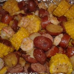 A picture of Oven Shrimp Boil.