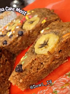 Foto resep Banana cake Moist(No mixer)