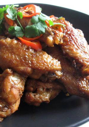 A picture of Sticky ‘Ponzu’ Chicken Wings.