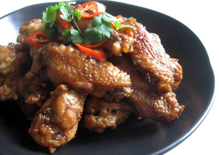 Recipe of Perfect Sticky ‘Ponzu’ Chicken Wings