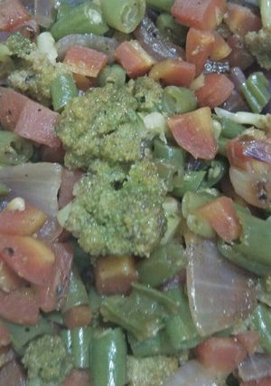 A picture of Diabetes special.. Mix veg.