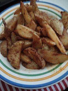 Una foto de Patatas rústicas en freidora de aire