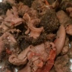 A picture of Fried matumbo(tripe).