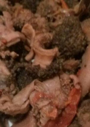 A picture of Fried matumbo(tripe).