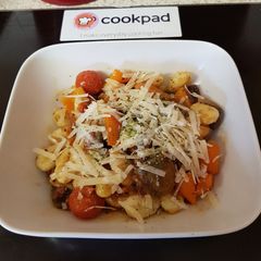 My Italian inspired Mushroom, Veg + Ginocci Pasta A picture of My Italian inspired Mushroom, Veg + Ginocci Pasta.