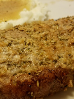 A picture of Rosemary Parmesan Pork Chops.