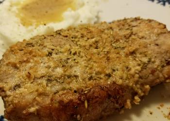 Easy Making Recipe Rosemary Parmesan Pork Chops Yummy