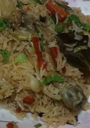 A picture of Sabzi pulao.