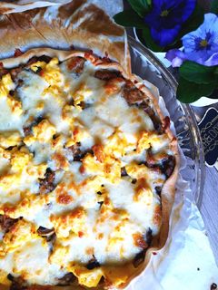 Foto de Tarte de alheira e espinafres