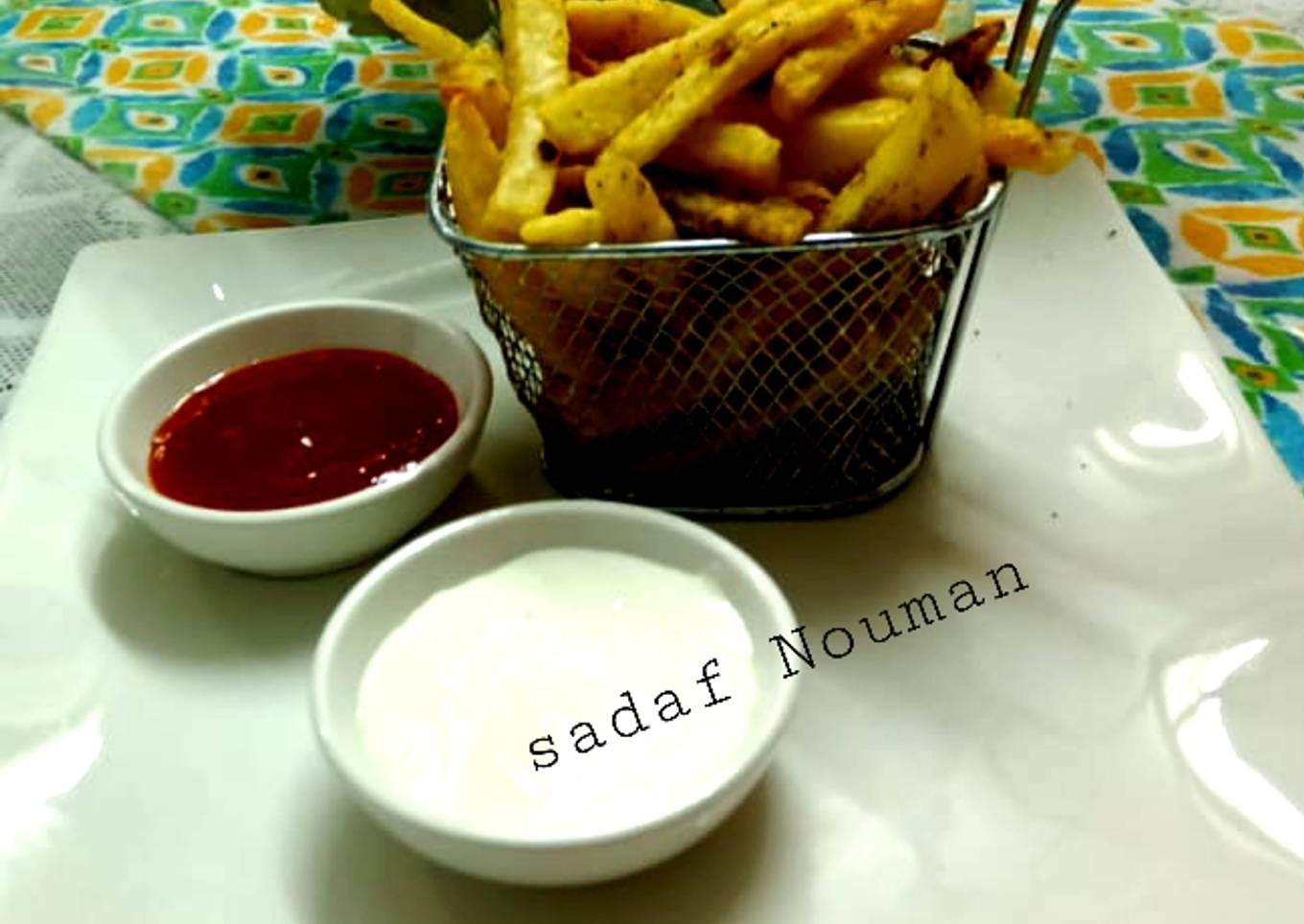 Mayo garlic French Fries