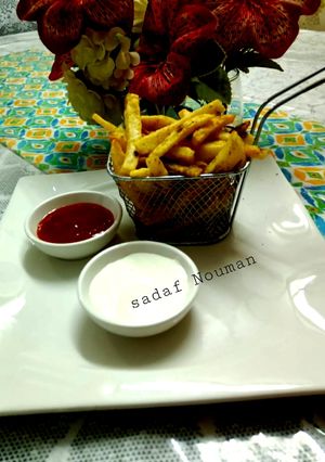 A picture of Mayo garlic French Fries.