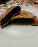 Piadine integrali con radicchio e gorgonzola