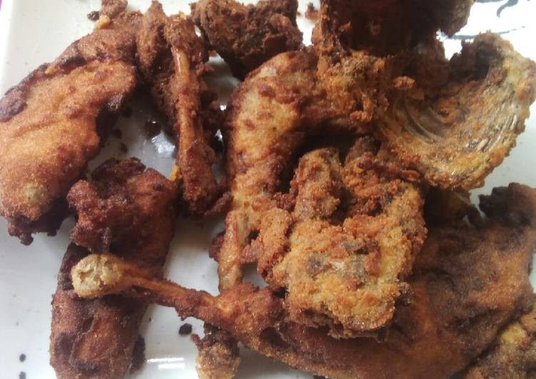 Easiest Way to Prepare Homemade Crispy chicken