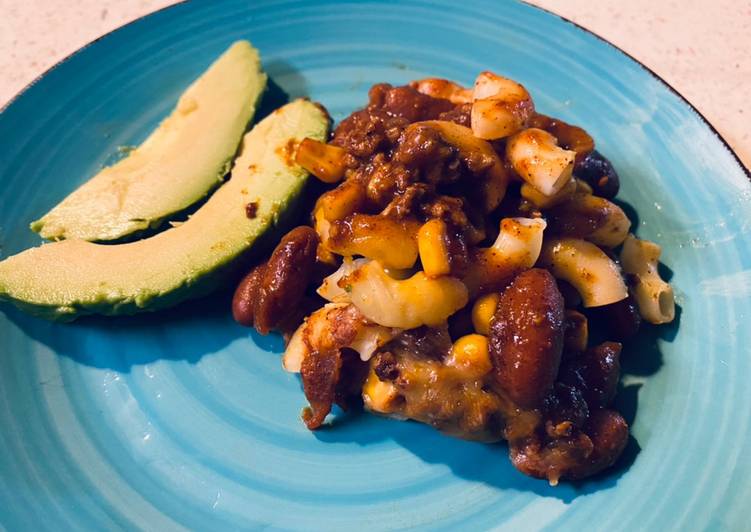 Step-by-Step Guide to Prepare Quick Baked mexican chilli pasta