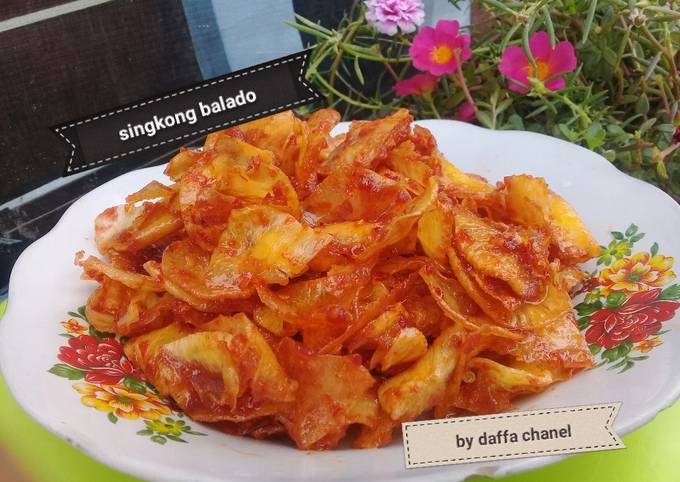 Resep Keripik Singkong Balado Pedas Manis Oleh Mama Daffa Cookpad