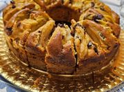 Una foto di torta pere yogurt