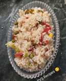 Vegetable pulao with sweet corn
