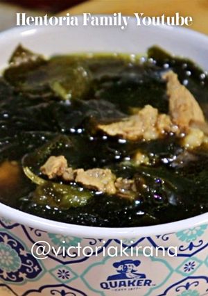 Foto resep Sup Rumput Laut | Korean Seaweed Soup (Miyeok Guk)